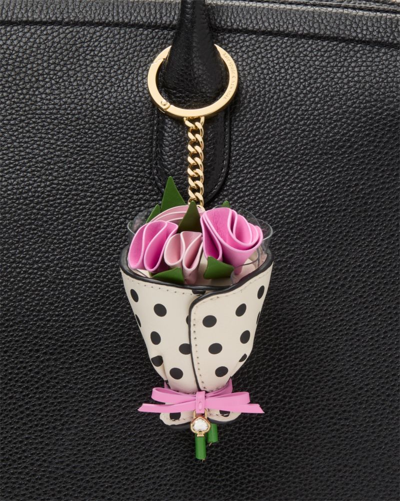 Kate Spade,フローラ 3Dブーケ キーフォブ,財布小物,マルチ