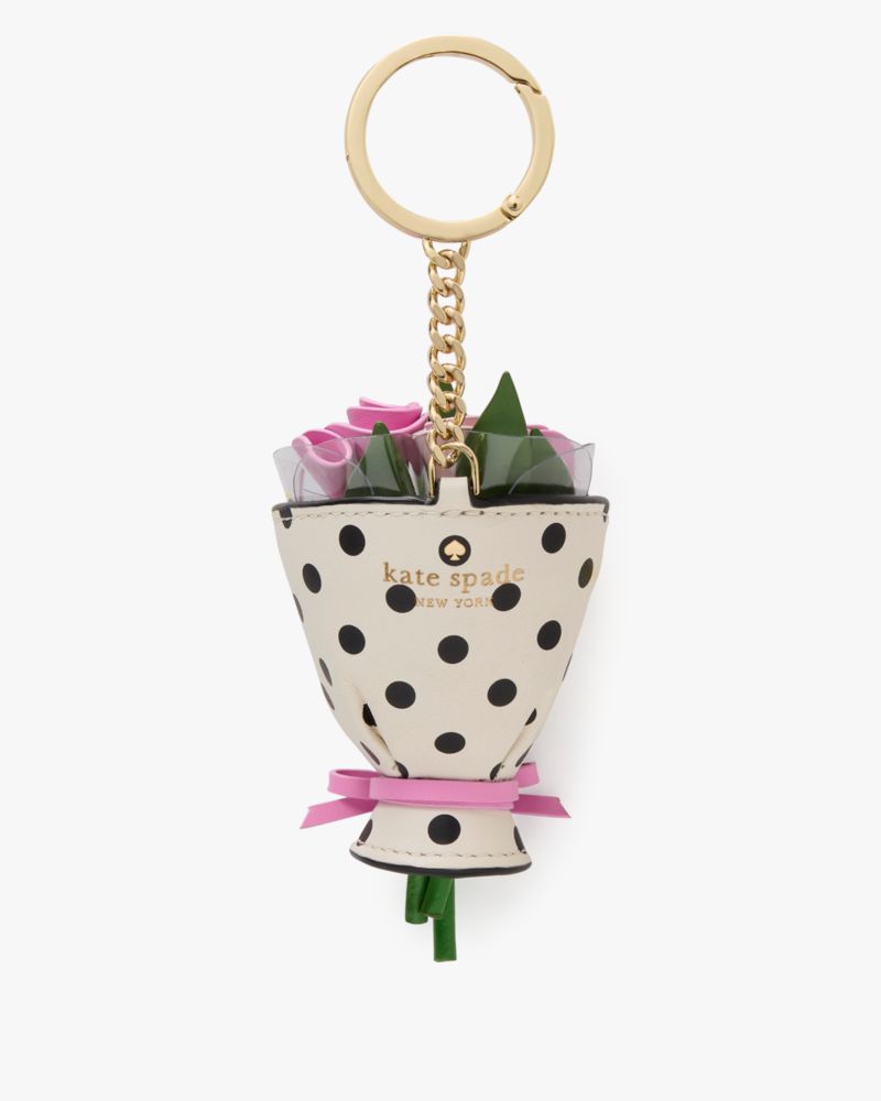 Kate Spade,フローラ 3Dブーケ キーフォブ,財布小物,マルチ