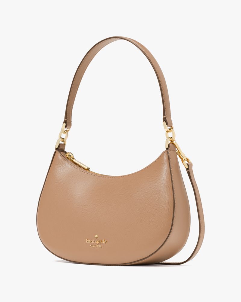 Kate Spade,Paige Convertible Crossbody,Crossbody,Logo,Metal,Gold Plated,Casual,
