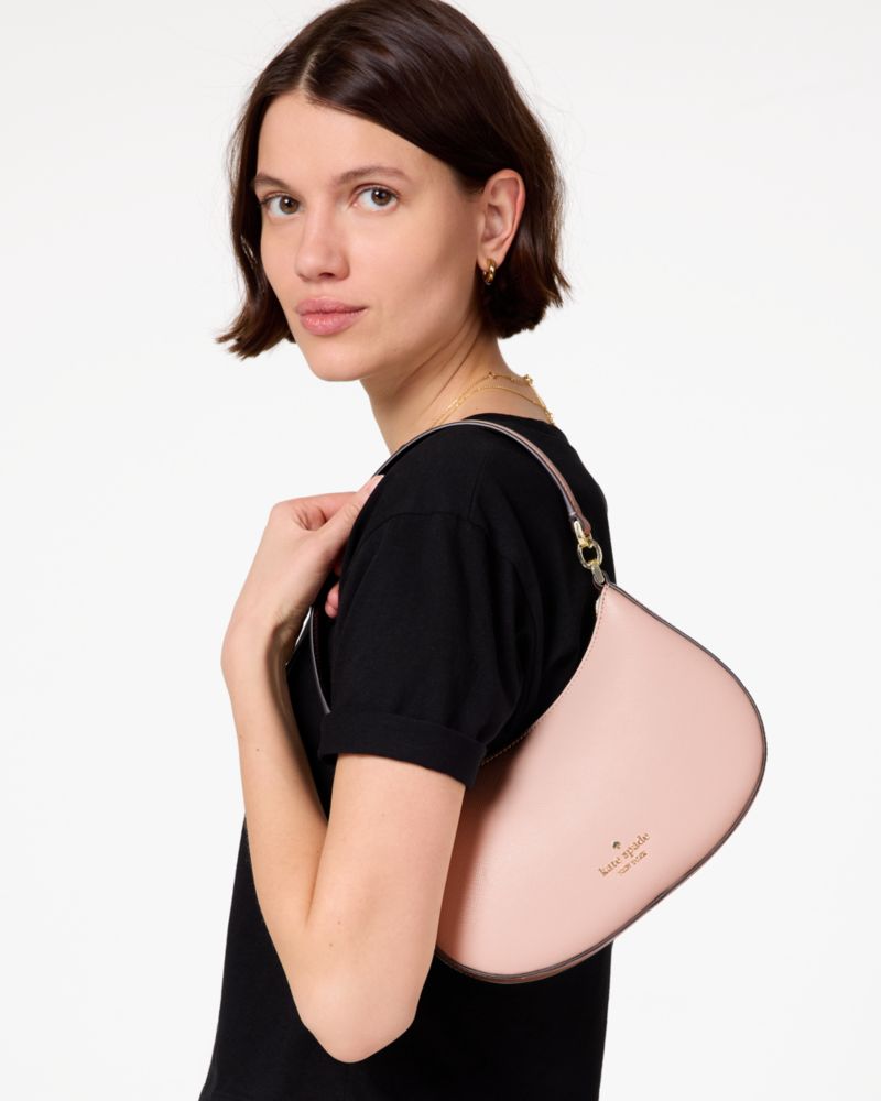 Kate Spade,Paige Convertible Crossbody,Crossbody,Logo,Metal,Gold Plated,Casual,