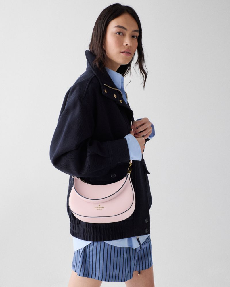 Kate Spade,Paige Shoulder Bag,Crossbody,Logo,Metal,Gold Plated,Casual,