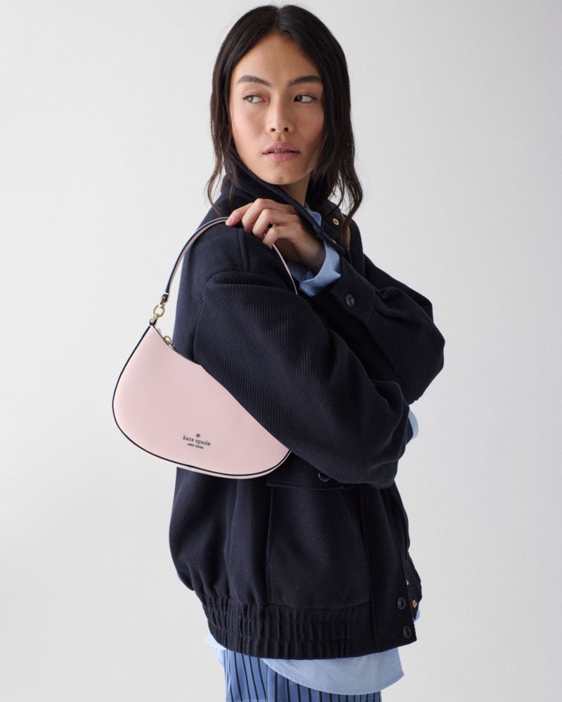 Kate Spade,Paige Shoulder Bag,Crossbody,Logo,Metal,Gold Plated,Casual,