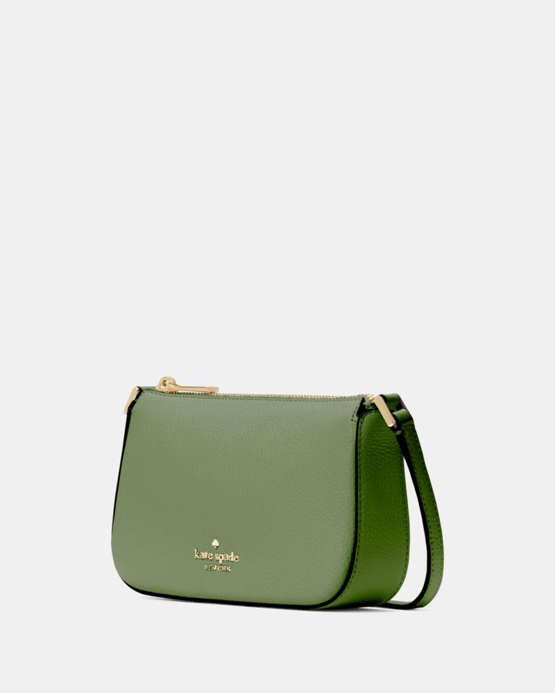 Kate Spade,On Purpose Mini Crossbody,Leather,Crossbody,Casual,Olive