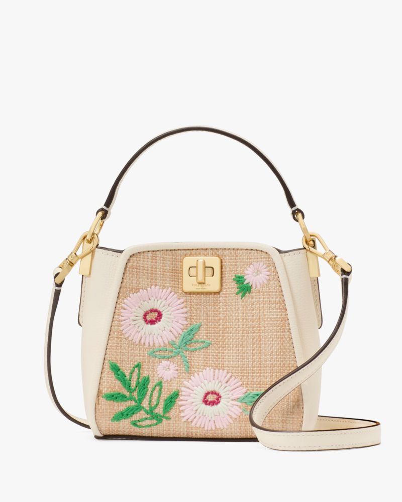 Kate Spade,Phoebe Straw Mini Top Handle Crossbody,