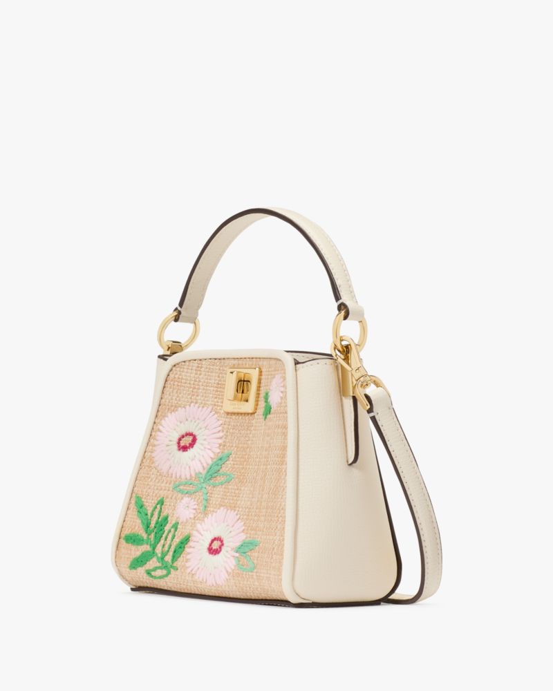 Kate Spade,Phoebe Straw Mini Top Handle Crossbody,