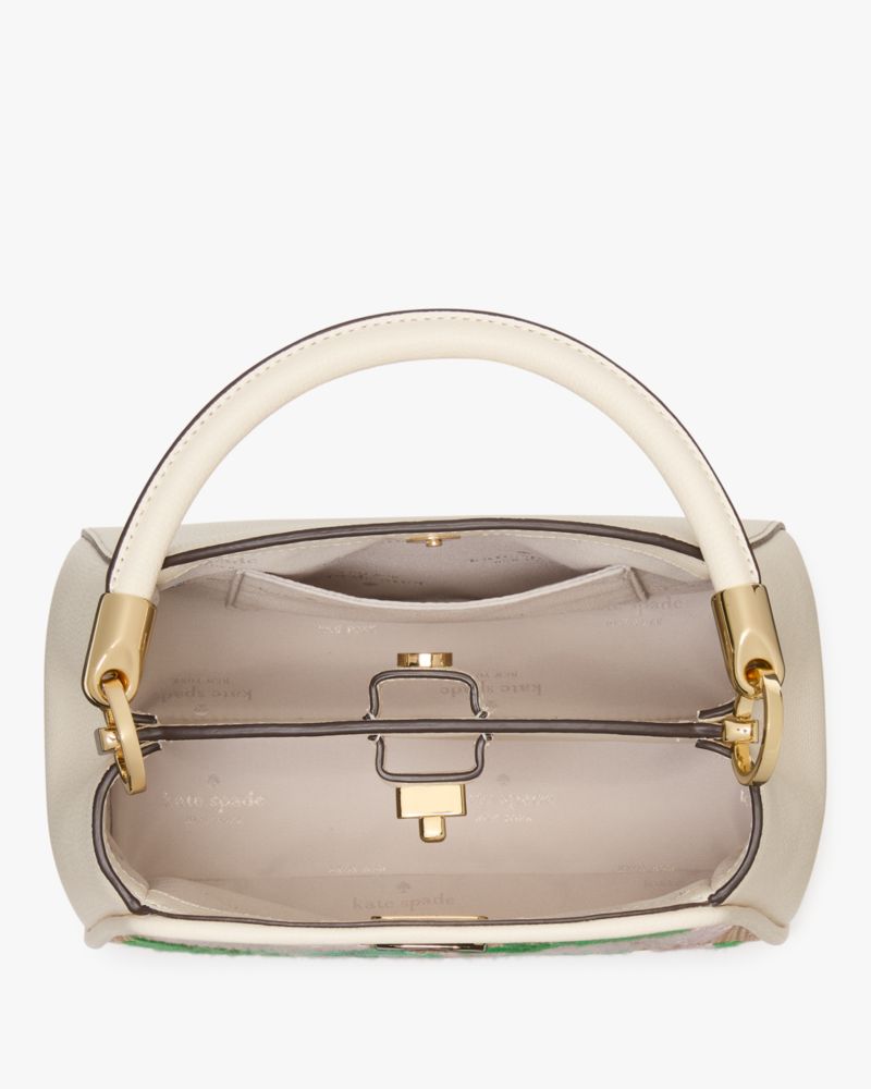 Kate Spade,フィービー フェスティバル フローラル ストロー スモール トップ ハンドル サッチェル,バッグ,ナチュラルマルチ