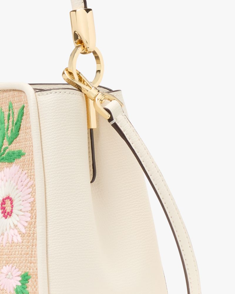Kate Spade,フィービー フェスティバル フローラル ストロー スモール トップ ハンドル サッチェル,バッグ,ナチュラルマルチ