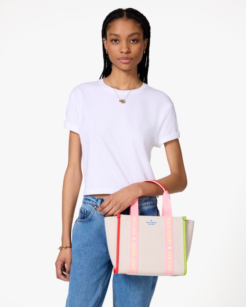 Kate Spade,Kip Canvas Small Tote,