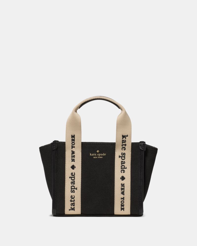 Kate Spade,Kip Canvas Mini Tote Bag,Canvas,Tote,Color Block,Casual,Day Party,