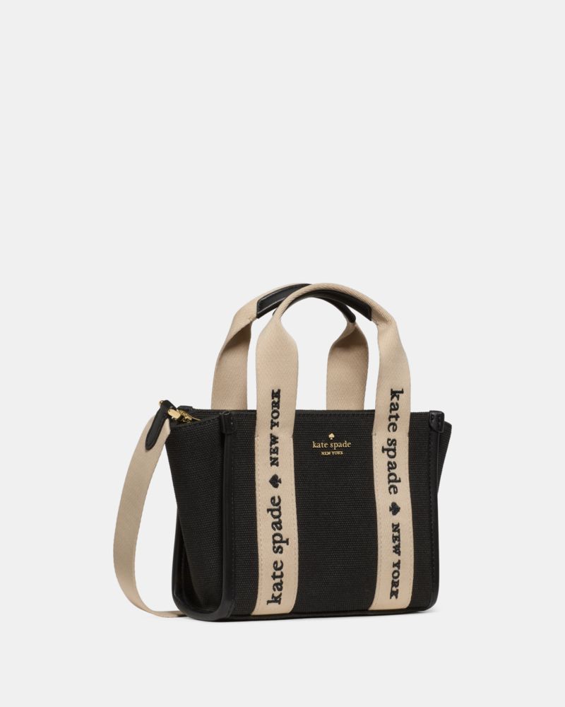 Kate Spade,Kip Canvas Mini Tote Bag,Canvas,Tote,Color Block,Casual,Day Party,
