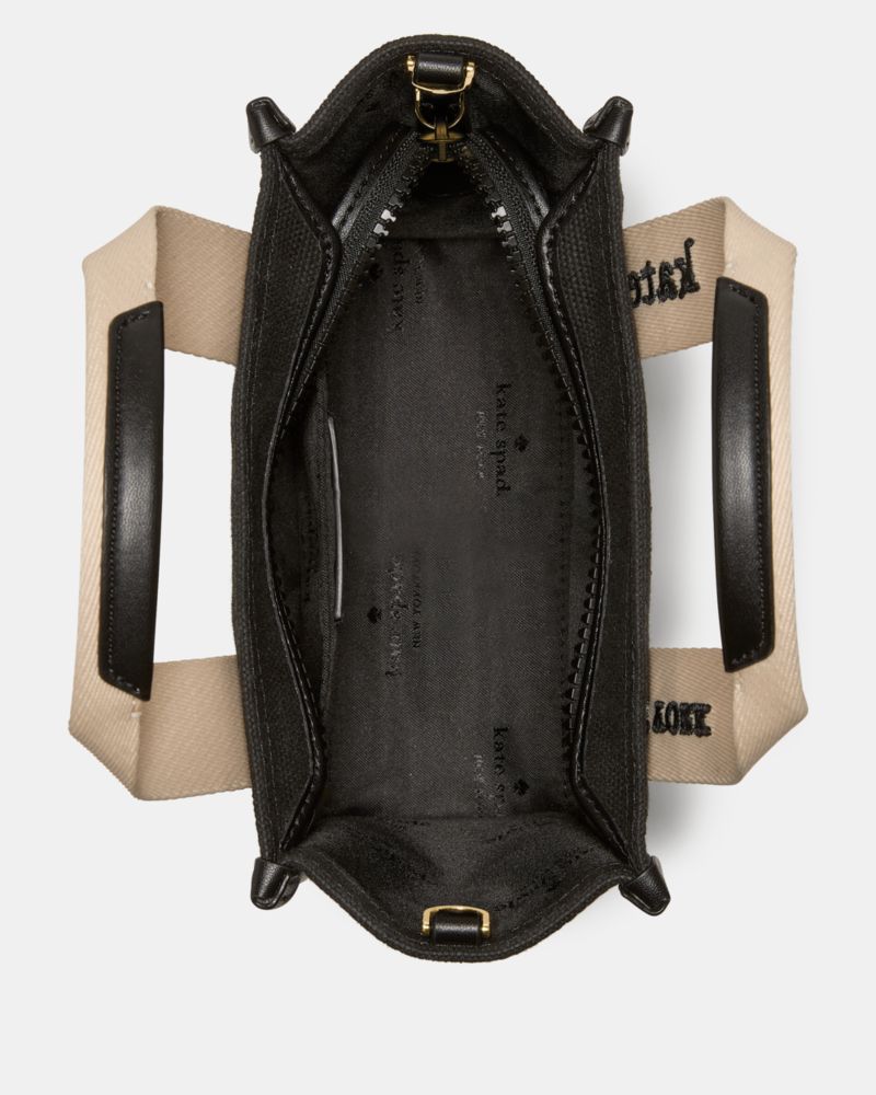 Kate Spade,Kip Canvas Mini Tote Bag,Canvas,Tote,Color Block,Casual,Day Party,