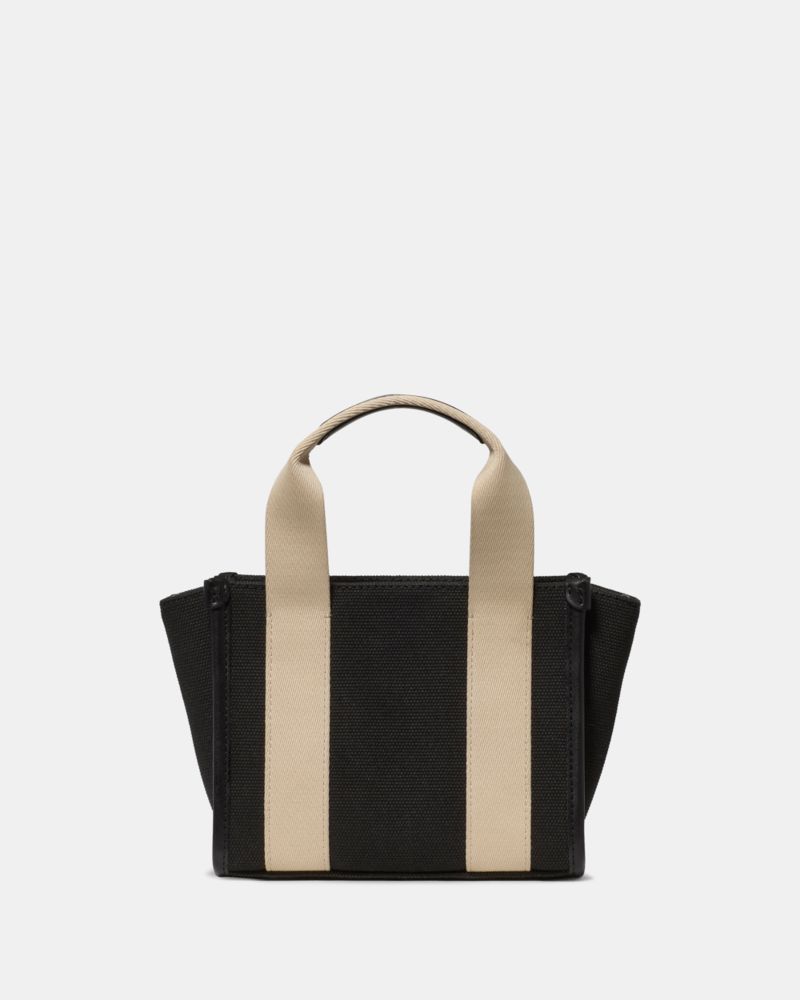 Kate Spade,Kip Canvas Mini Tote Bag,Canvas,Tote,Color Block,Casual,Day Party,