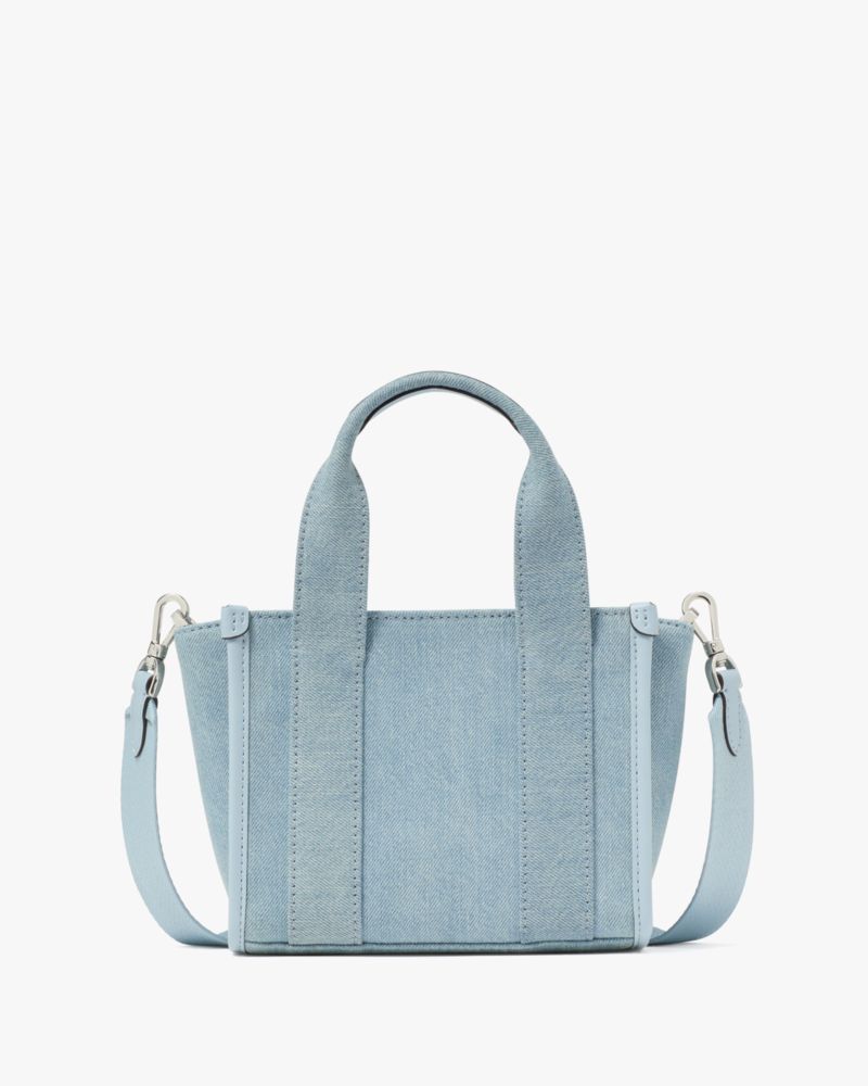 Kate Spade,Kip Denim Mini Tote,Denim,Tote,Casual,Blue