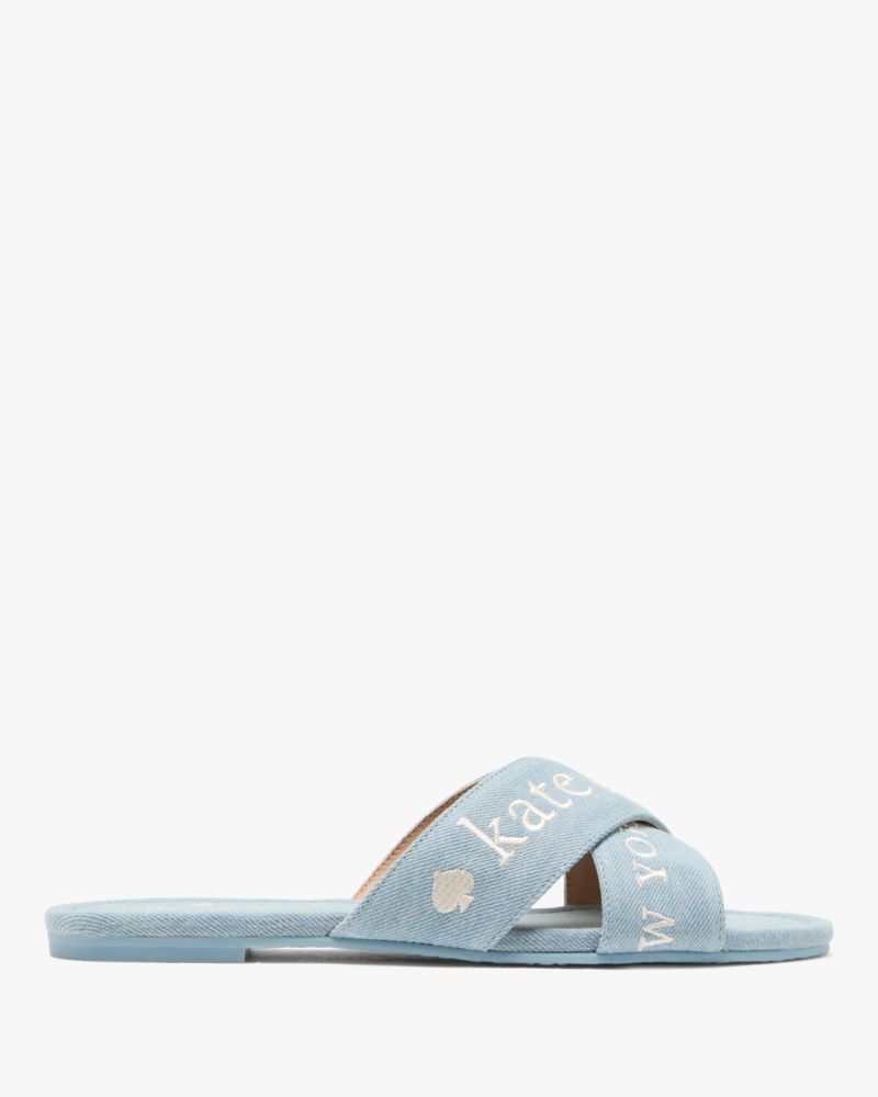 Kate Spade,Piper Denim Slide,