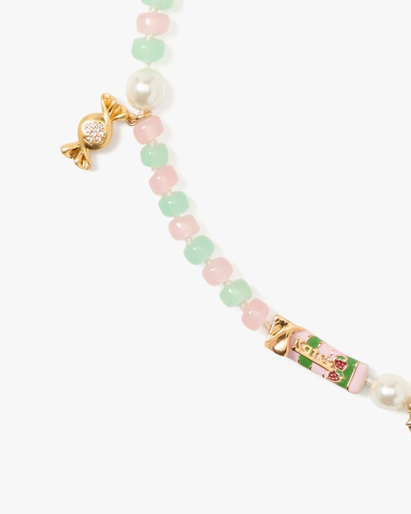 Kate Spade,Treat Yourself Candy Charm Necklace,Multi Color