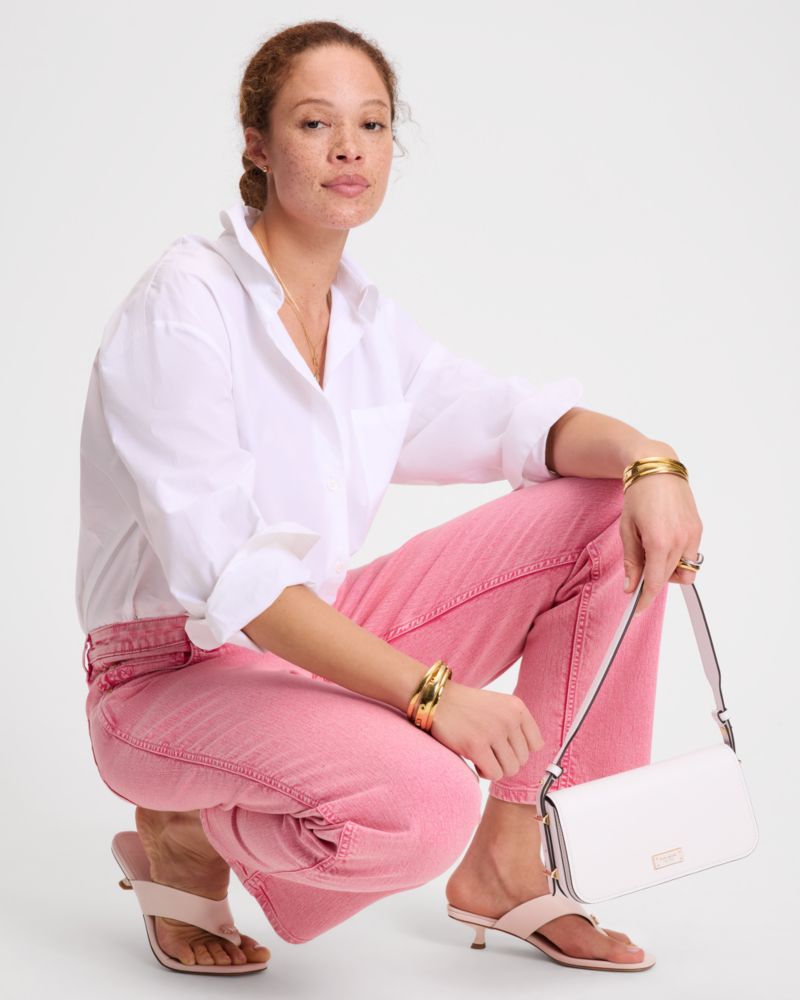 Kate Spade,アシッド ウォッシュ ボーイフレンド ジーンズ,パンツ,ピザズピンク