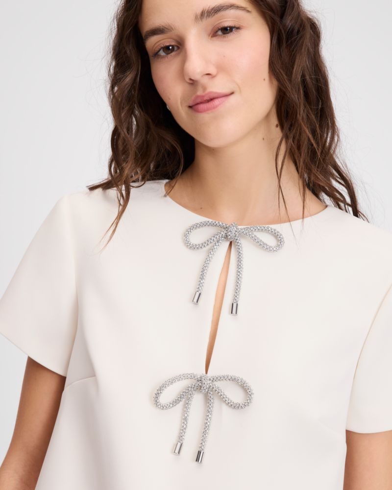 Kate Spade,Rhinestone Bow Dress,