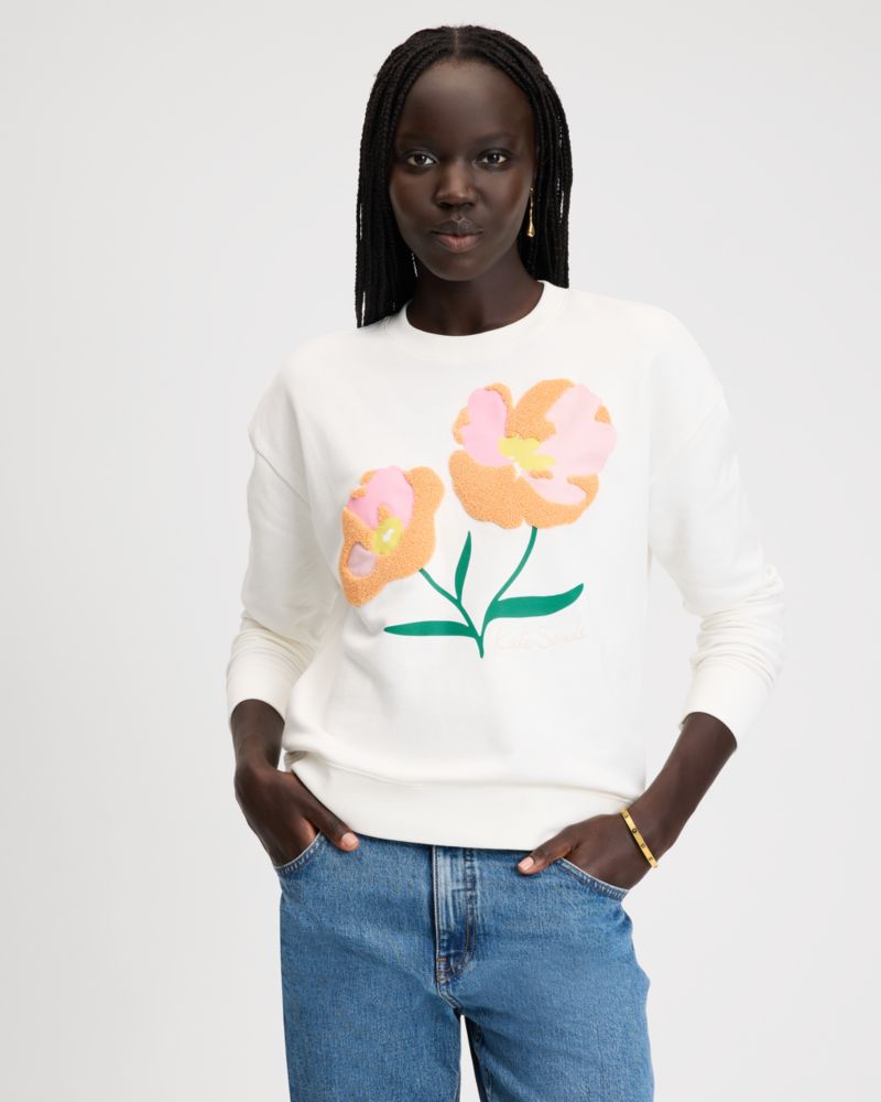 Kate Spade,Spring Bouquet Sweatshirt,