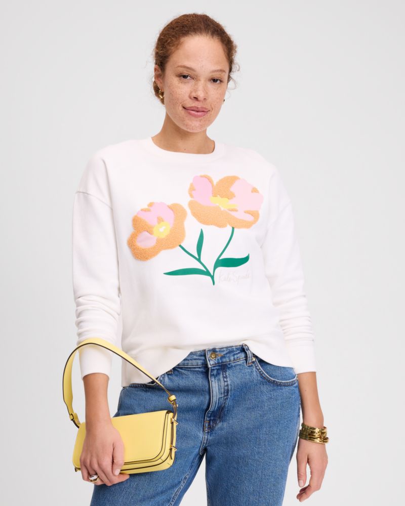 Kate Spade,Spring Bouquet Sweatshirt,