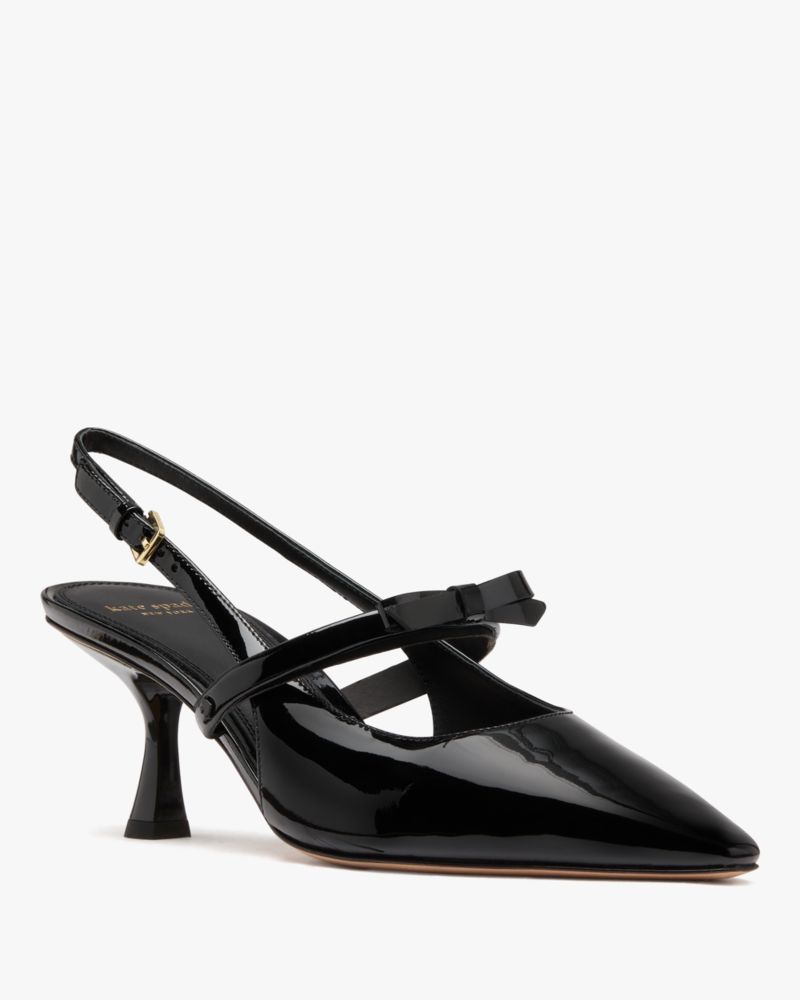 Kate Spade,Carolina Slingback Kitten Heel Pumps,
