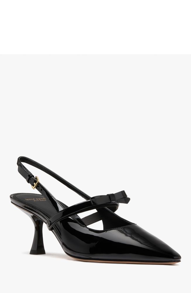 Kate Spade,Carolina Slingback Kitten Heel Pumps,