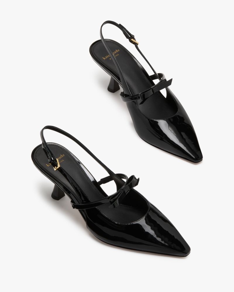 Kate Spade,Carolina Slingback Kitten Heel Pumps,