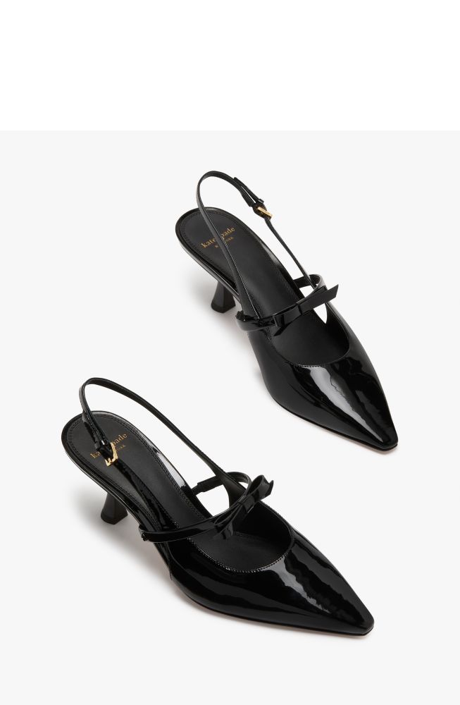 Kate Spade,Carolina Slingback Kitten Heel Pumps,