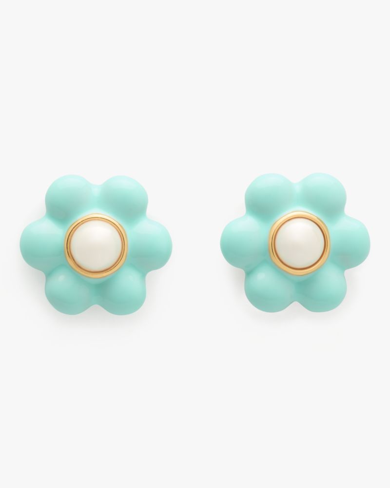 Kate Spade,ペタル パフ ピアス,ピアス,ターコイズ