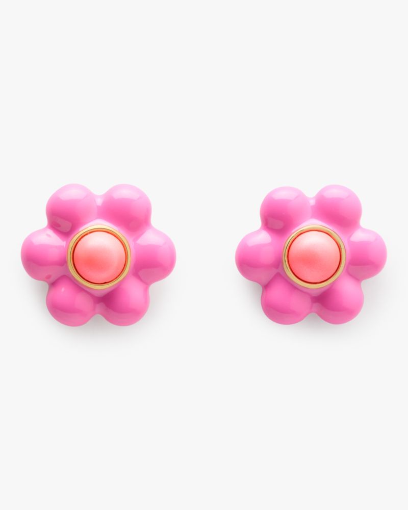 Kate Spade,ペタル パフ ピアス,ピアス,ピンクマルチ