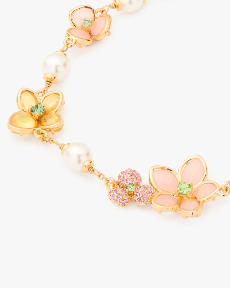 Kate Spade,Pastel Petals Bracelet,Multi Color