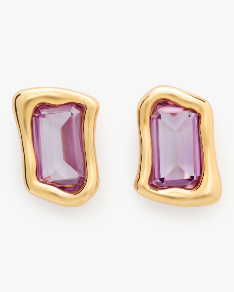 Molten Glass Statement Studs