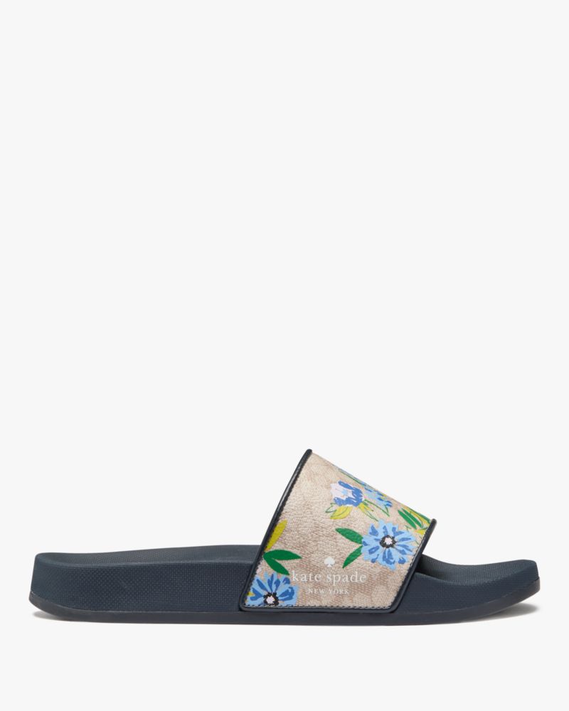 Kate Spade,Nellie Pool Slide,Beige