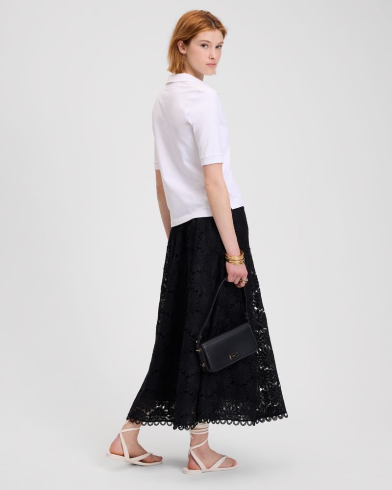 Kate Spade,コットン ポロ シャツ,トップス,フレッシュホワイト