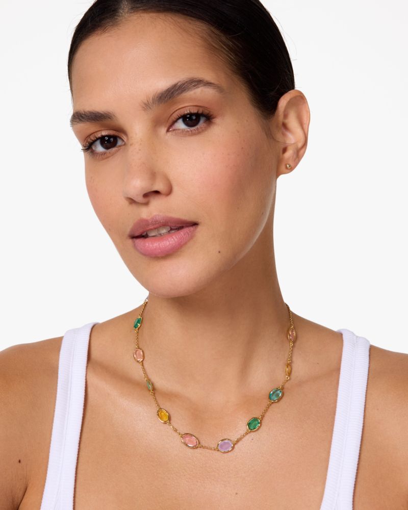 Kate Spade,High Shine Scatter Necklace,