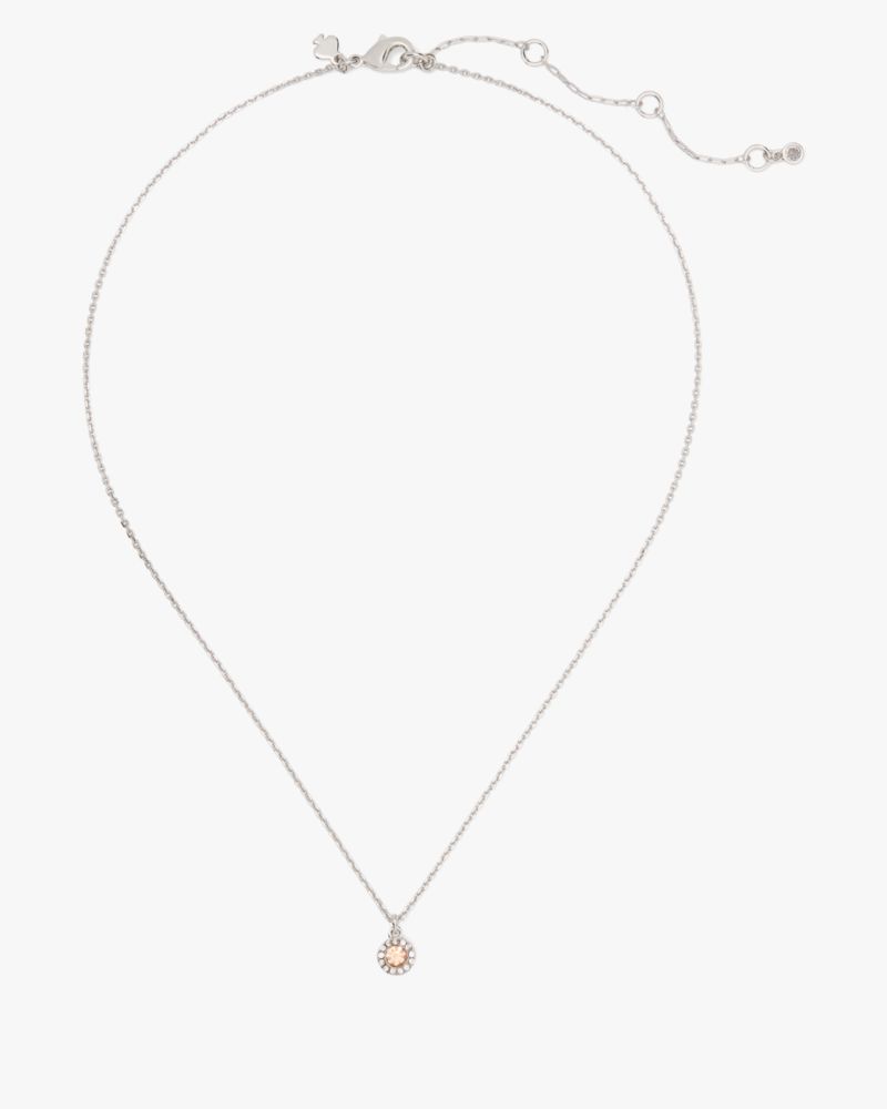 Kate Spade,You're A Gem Pave Halo Pendant,Multi Color