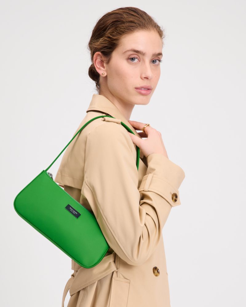 Kate Spade,Sam Icon Ksnyl Shoulder Bag,Nylon,Shoulder Bag,Logo,Applique,Casual,