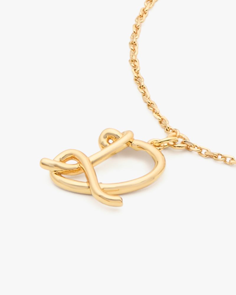 Kate Spade,Initial Script Bracelet,Cubic Zirconia,Logo,Lettering Word,Heart Embellishment,Knot,Initials Embellishment,Casual,