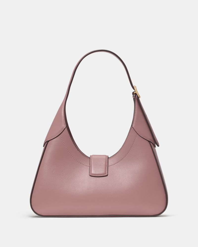 Kate Spade,Nouveau Small Shoulder Bag,Leather,Shoulder Bag,Logo,Day Party,Blush