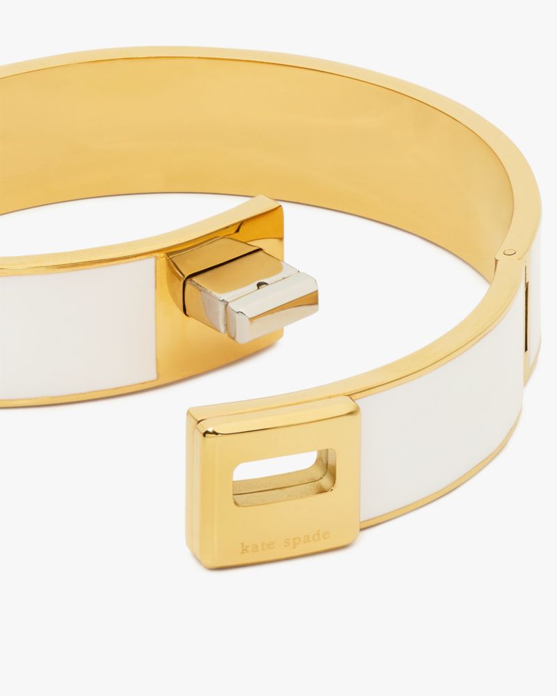 Kate Spade,Phoebe Enamel Turnlock Bangle,