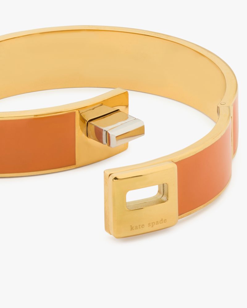 Kate Spade,Phoebe Enamel Turnlock Bangle,