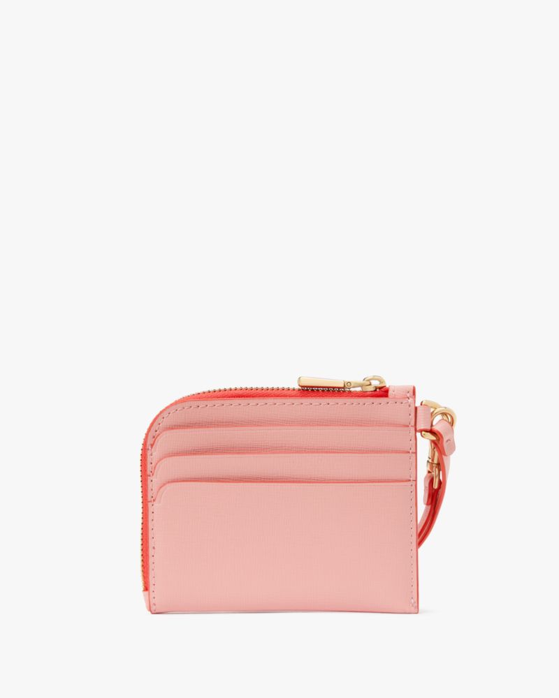 Kate Spade,Devin Pop Trim Card Case Wristlet,