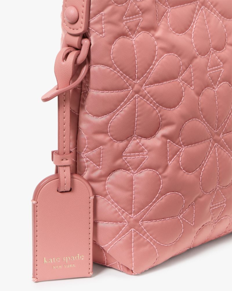 Kate Spade,Tilly Quilted Small Crossbody,Polyester,Crossbody,Casual,Pink
