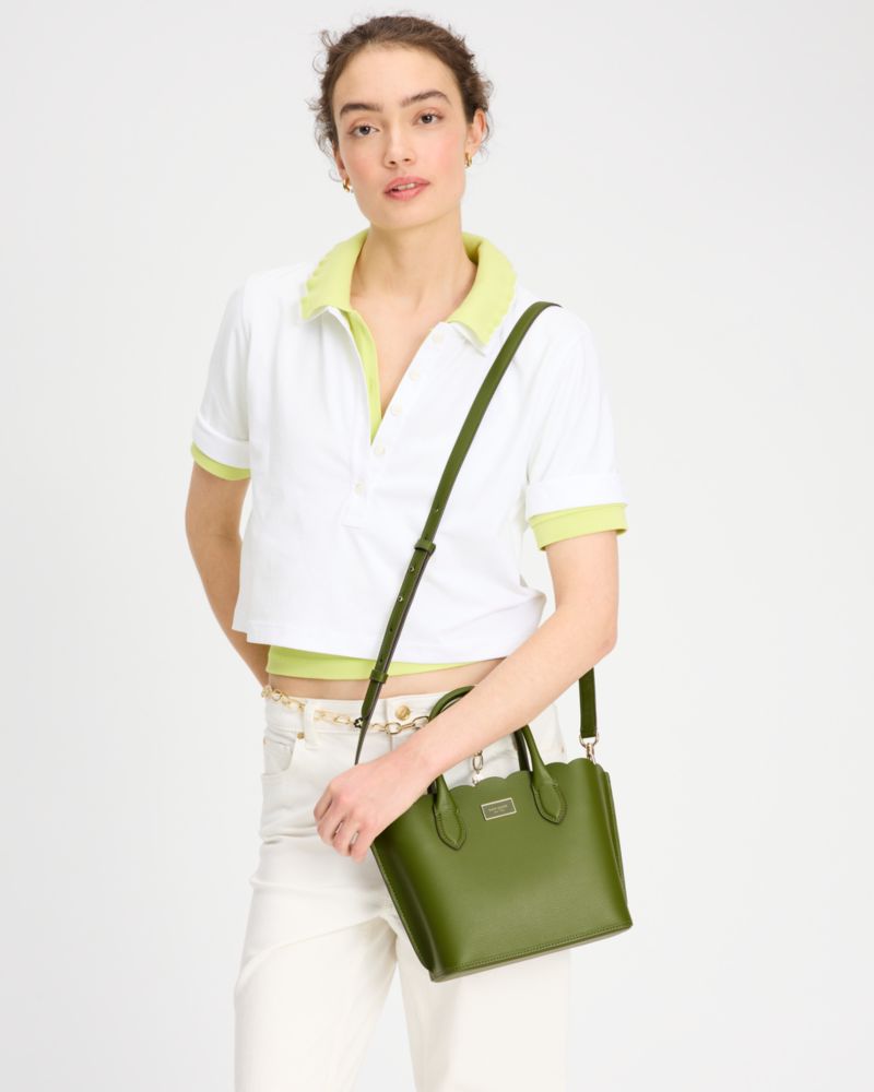 Kate Spade,Suite Scalloped Crossbody Tote,