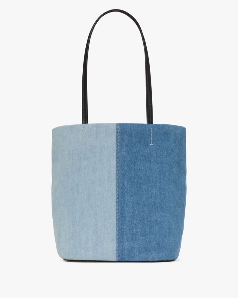 Kate Spade,オン パーパス デニム ラージ トート バッグ,トートバッグ,ブルーマルチ