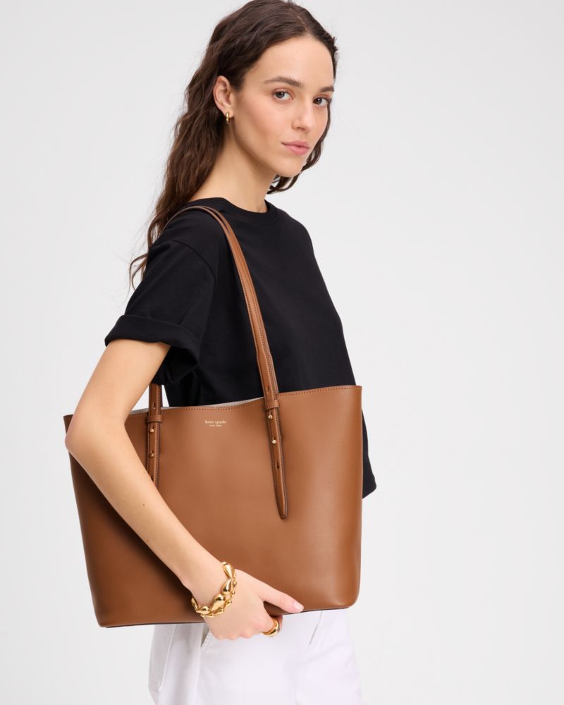 Kate Spade,Do It All Large Tote,Leather,Tote,Logo,Casual,