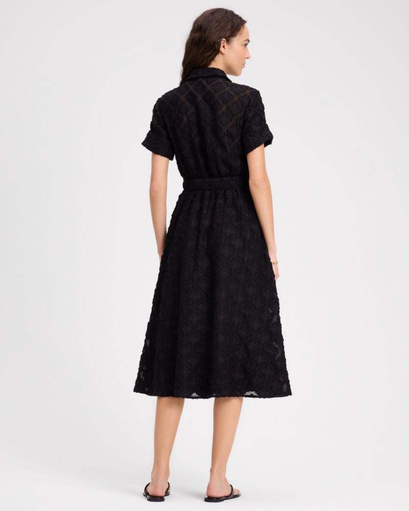Kate Spade,ベルテッド ミディ シャツ ドレス,ワンピース / ドレス,ブラック