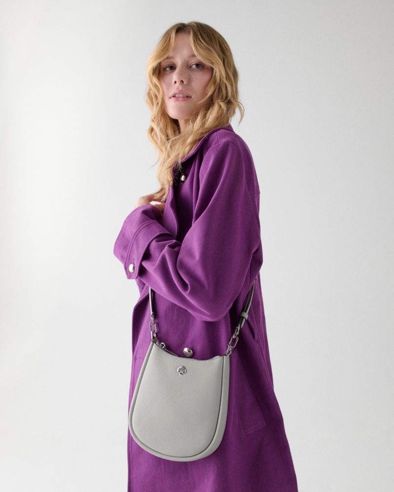 Kate Spade,Kayla Small Swingpack Crossbody,Leather,Crossbody,Logo,Gold Metal,Casual,