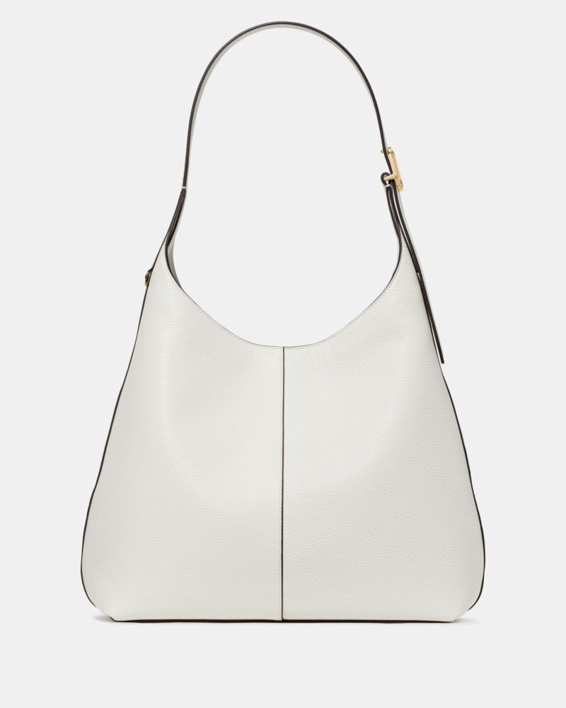 Kate Spade,454 Large Shoulder Bag,Lambskin,Hobo,Logo,Metal,Casual,