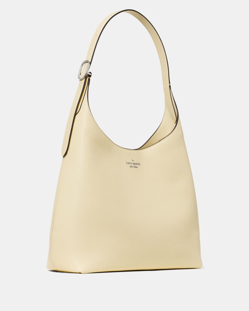 Kate Spade,454 Large Shoulder Bag,Lambskin,Hobo,Logo,Metal,Casual,