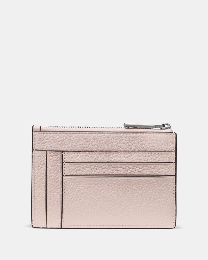 Kate Spade,Kayla Large Slim Cardholder,Leather,Card Case,Coin,Metal,Logo,Casual,